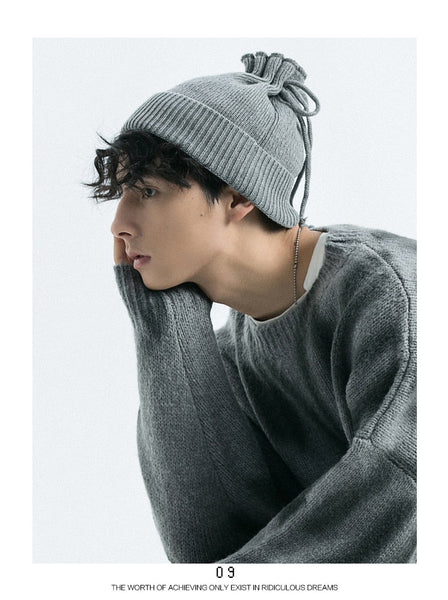 Men's Outdoor Fashion Warm Winter Knitted Free Size Pocket Beanies  -  GeraldBlack.com