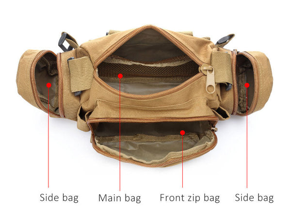 Men's Outdoor Military Tactical Waist Waterproof Camping Hiking Bag  -  GeraldBlack.com