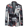Men's Plus Size 6xl-m Casual Club Stage Wedding Printed Suit Blazers  -  GeraldBlack.com