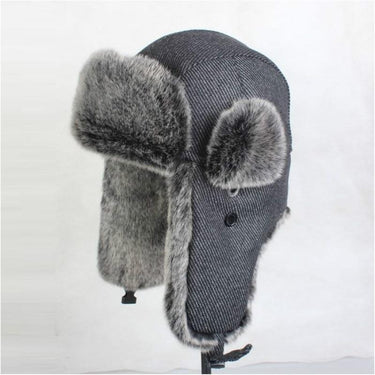 Men's Plus Size Ear Protection Winter Outdoor Warm Bomber Hats  -  GeraldBlack.com