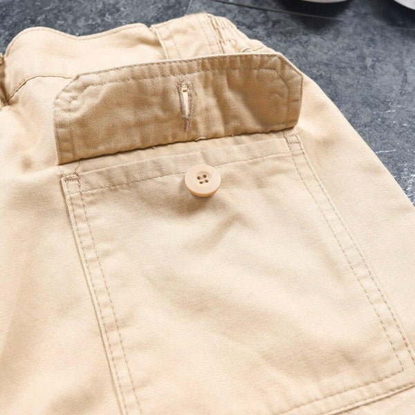 Men's Plus Size Full-Length Loose Overall Straight Leg Casual Pants - SolaceConnect.com