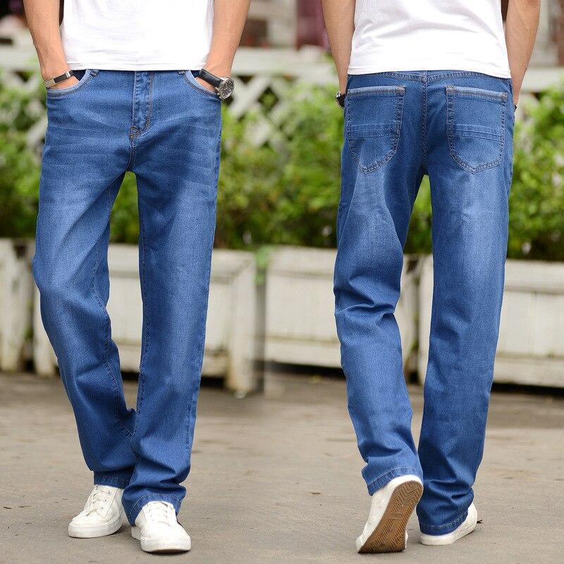 Men's Plus Size Stretchable Casual Fit Jeans Denim Trousers Pants  -  GeraldBlack.com