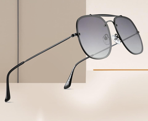 Men's Polarized Big Size Driving Metal Frame Design Sunglasses - SolaceConnect.com