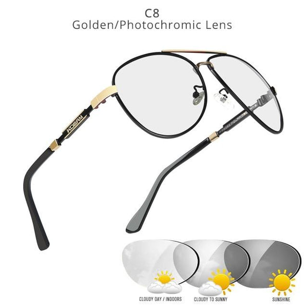 Men's Polarized Pilot 62mm Lens Driving Sun Glasses with Zipper Case - SolaceConnect.com