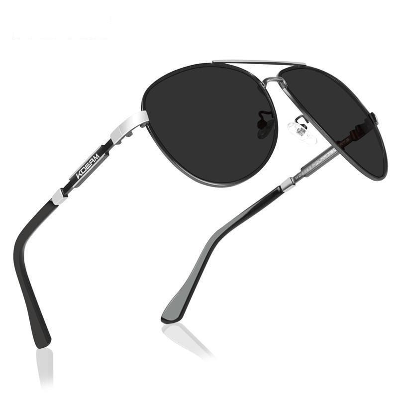 Men's Polarized Pilot 62mm Lens Driving Sun Glasses with Zipper Case  -  GeraldBlack.com