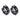 Men's Punk Roman Numerals Stainless Steel Black Hoop Earrings Jewelry  -  GeraldBlack.com
