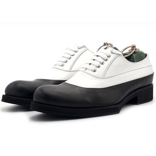 Men's Real Cow Leather Lace Up Formal Derby Shoes for Wedding - SolaceConnect.com