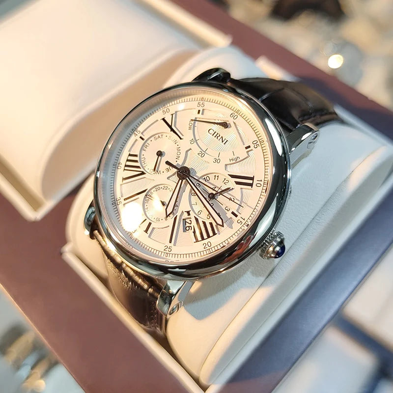 Men's Sapphire Crystal Automatic Movement Mechanical Wristwatches  -  GeraldBlack.com
