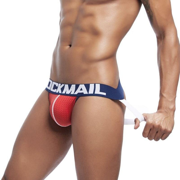 Men's Sexy Breathable Mesh Penis Jockstrap G-strings Thong Underwear - SolaceConnect.com