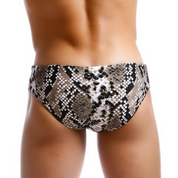 Men's Sexy Printed Swimwear Briefs Bikini Pad Inside Enhance Frontal Pocket  -  GeraldBlack.com