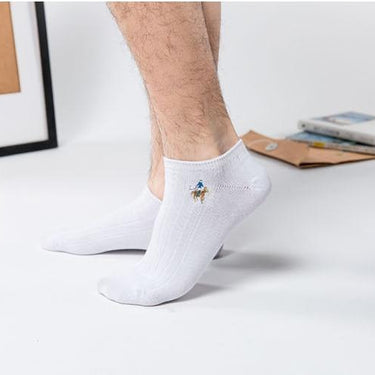Men's Shallow Mouth 5 Pairs Spring Invisible Ankle Socks Slippers - SolaceConnect.com