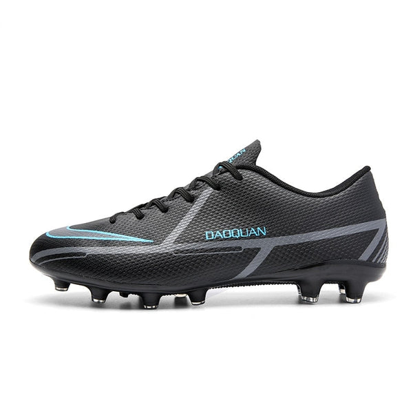 Men's Size 32-47 Black Artificial Grass Ground Breathable Soccer Shoes  -  GeraldBlack.com