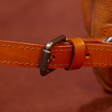 Men's Soft First Layer Cowhide Genuine Leather Shoulder Backpack  -  GeraldBlack.com