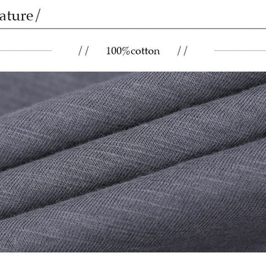 Men's Solid Cotton V Neck Slim Fit Short Sleeve Basic T-Shirt Top Tees  -  GeraldBlack.com