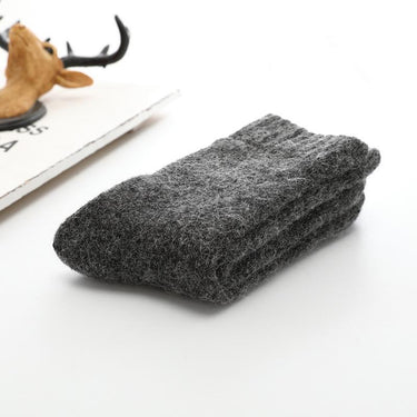Men's Solid Merino <span>Rabbit Cashmere <' and 'span>Wool Warm Socks for Snow Winter - SolaceConnect.com