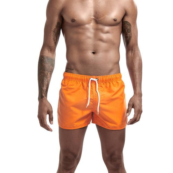 Men's Solid Polyester Briefs Swimming Trunk Swimwear Bathing Suit - SolaceConnect.com