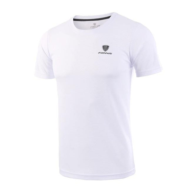 Men's Sports Fitness Jersey Fit Running Quick Dry Gym T-Shirts - SolaceConnect.com