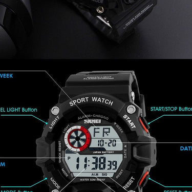 Men's Sports Military Camouflage Digital Watches with Chronograph  -  GeraldBlack.com