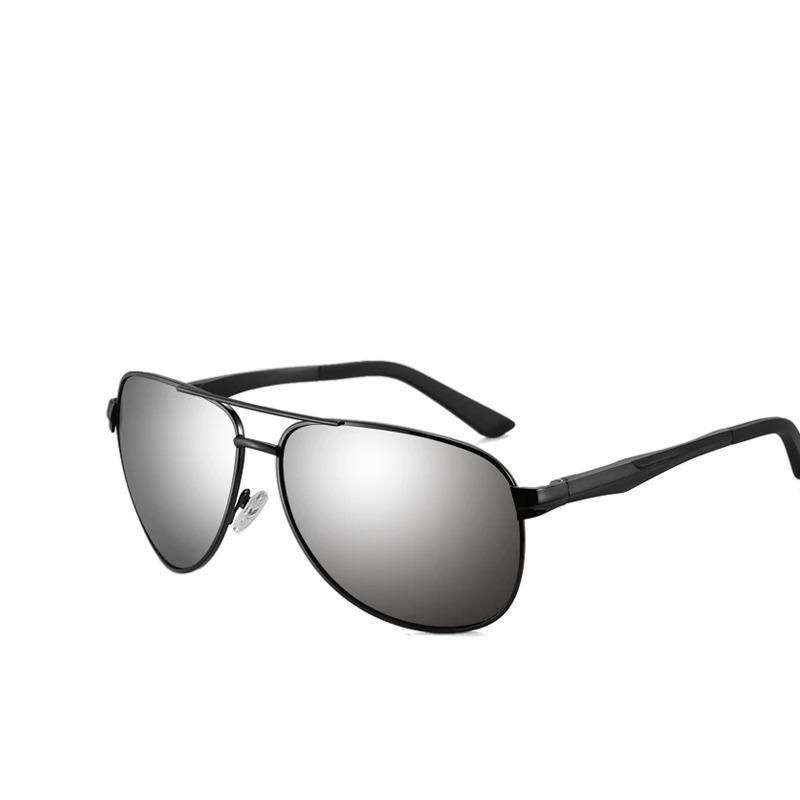 Men's Square Design Aluminium Polarized Driving Travel Sunglasses  -  GeraldBlack.com