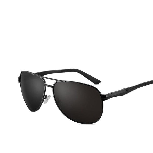 Men's Square Design Aluminium Polarized Driving Travel Sunglasses  -  GeraldBlack.com