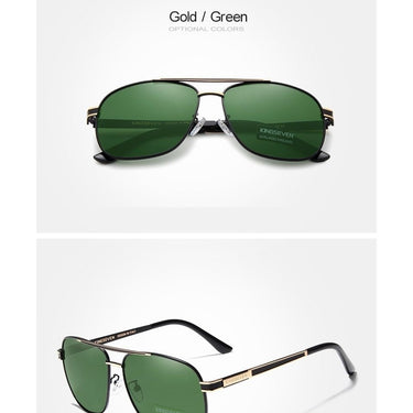 Men's Square Mirror Lens 100% UV Protect Polarized Sunglasses - SolaceConnect.com