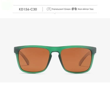 Men's Square Polarized and UV400 Protection Translucent Sunglasses - SolaceConnect.com