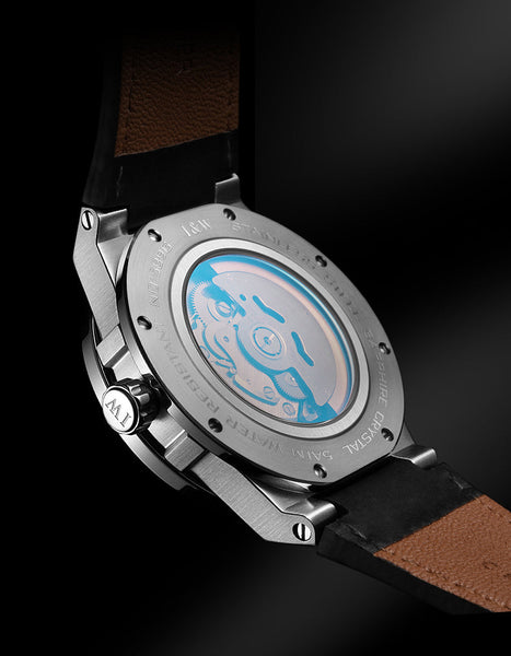Men's Stainless steel Mechanical Luxury Automatic Waterproof Watch  -  GeraldBlack.com