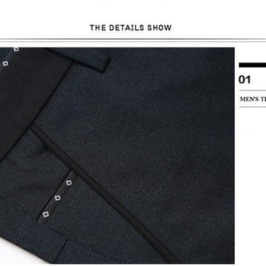 Men's Straight Business Suit Trousers Big Size Classic Formal Summer Pants - SolaceConnect.com