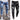 Men's Stylish Ripped Skinny Straight Frayed Denim Biker Jeans Trousers - SolaceConnect.com