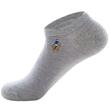 Men's Summer 5 Color 5 Pairs Lot Casual Mesh Soft Cotton Ankle Socks - SolaceConnect.com