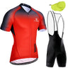 Men's Summer Comfortable Short Sleeve Advanced Cycling Jersey Set  -  GeraldBlack.com