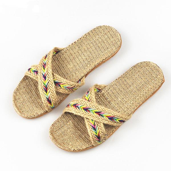 Men's Summer Cross Belt Non-Slip Breathable Slippers for Indoor and Beach - SolaceConnect.com