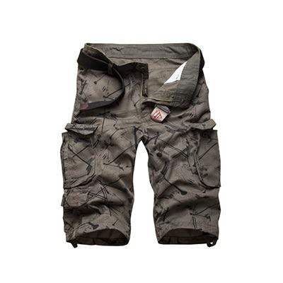 Men's 2019 Summer Fashion Multi-pocket Camouflage Cotton Cargo Shorts - SolaceConnect.com