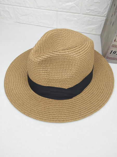 Men's Summer Leisure Solid Color European & American Sunscreen Hat - SolaceConnect.com
