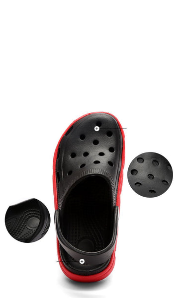 Men's Summer Outdoor Barefoot Breathable Mules Clogs Water Sandals - SolaceConnect.com