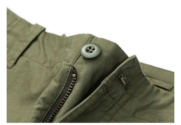Men's Summer Style Cotton Multi-pockets Hip Hop Vintage Oversized Cargo Shorts - SolaceConnect.com
