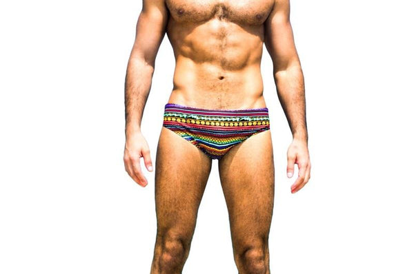 Men's Swim Wear Boxer Trunks and Surf Bikini Swimsuits with Low Waist - SolaceConnect.com