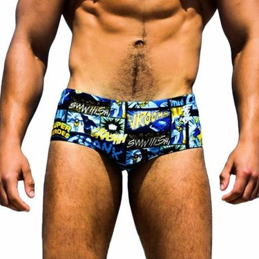 Men’s Swimming Boxer Trunks and Surf Board Swim Shorts with Low Waist - SolaceConnect.com