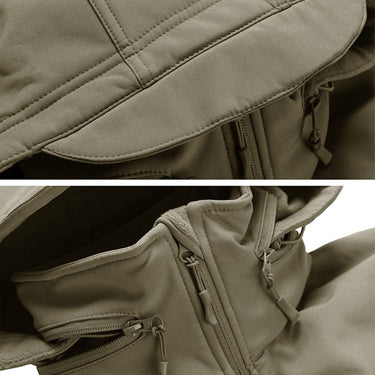 Men's Tactical Softshell Fleece Waterproof Windproof Military Jacket - SolaceConnect.com