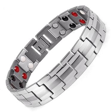 Men's Titanium Healing Energy Toggle Clasp Magnetic Bracelet  -  GeraldBlack.com