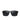 Men's Tr90 Clear View Mirror Frame Sunglasses With Elastic Rubber  -  GeraldBlack.com