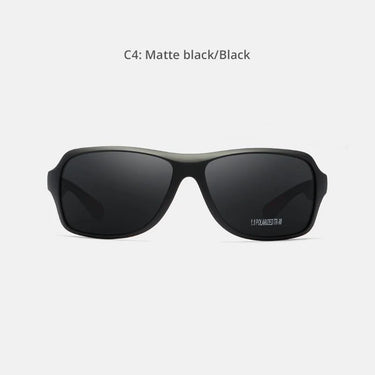 Men's Ultra Light TR90 Frame Polarized Sunglasses with Hard Case and Cloth - SolaceConnect.com
