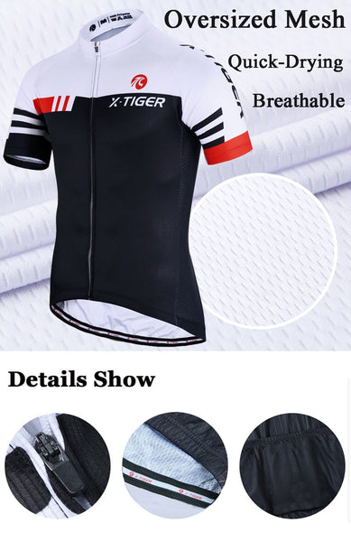 Men's Uniform Short Sleeve Summer Breathable Polyester Jersey Set  -  GeraldBlack.com