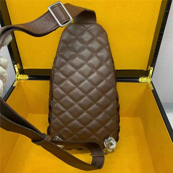Men's Unique Alligator Claw Designer Genuine Leather Messenger Bags  -  GeraldBlack.com