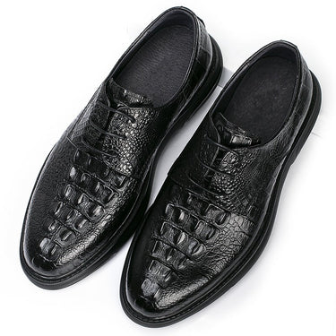 Men's Vintage British Style Non-slip Thick Bottom Height Increasing Shoes  -  GeraldBlack.com