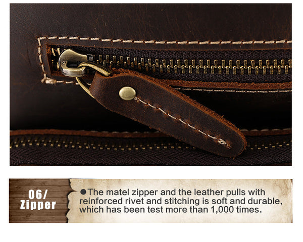 Men's Vintage Handmade Genuine Leather Italian Multifunction Backpack  -  GeraldBlack.com