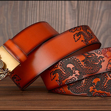 Men's Vintage Luxury Leather Cowhide Girden Fashion Noble Belt  -  GeraldBlack.com