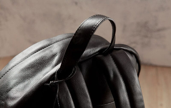 Men's Vintage The First Layer Of Leather Large Capacity Backpacks  -  GeraldBlack.com