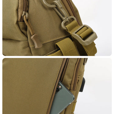 Men's Waterproof and Portable Climbing Shoulder Chest Bag Backpack  -  GeraldBlack.com