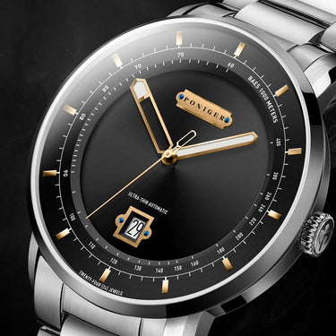 Men's Waterproof Automatic Self-Winding Mechanical Steel Business Watches - SolaceConnect.com